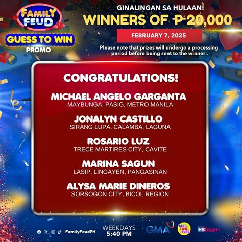 family feud guess to win promo may 10|Family Feud PH: Guess To Win Promo .